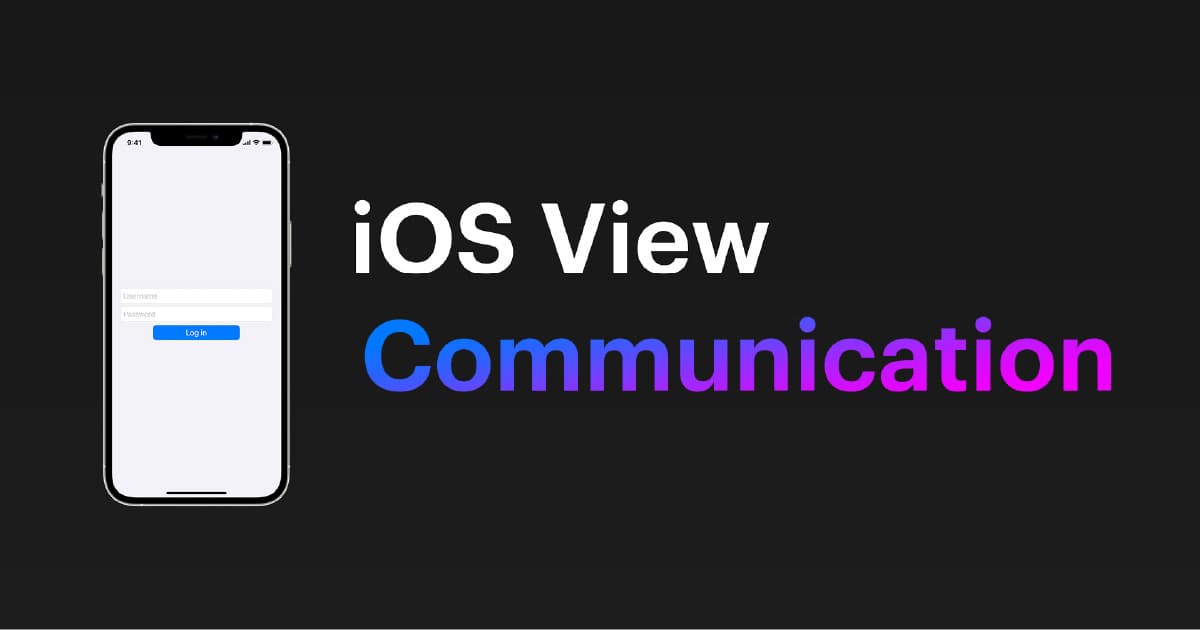 iOS View Communication